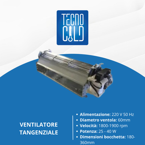 Ventilatore tangenziale motore - tangenziale,