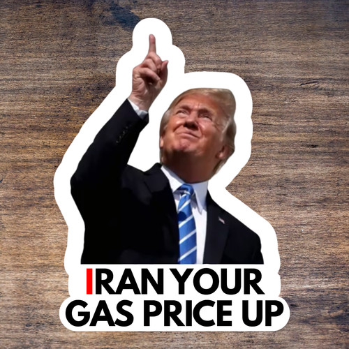 Adesivo trump iran your - adesivo,